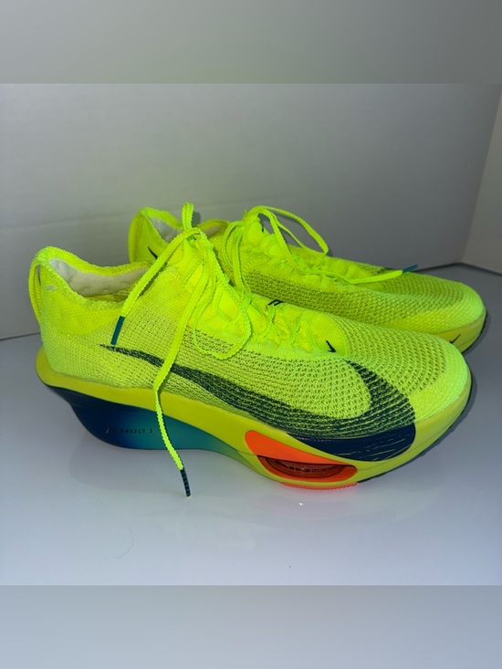 Nike Other - NIKE ZoomX Alphafly Next Neon Yellow/Blue Running Shoe 10.5